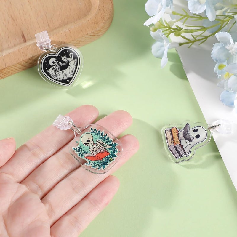 TAKEALOOKO Store Dust Plug Charms for Kindle - 3 Pack Fantasy Gothic Aesthetics Charging Port Cover for E-Readers Book Lovers - Image 5